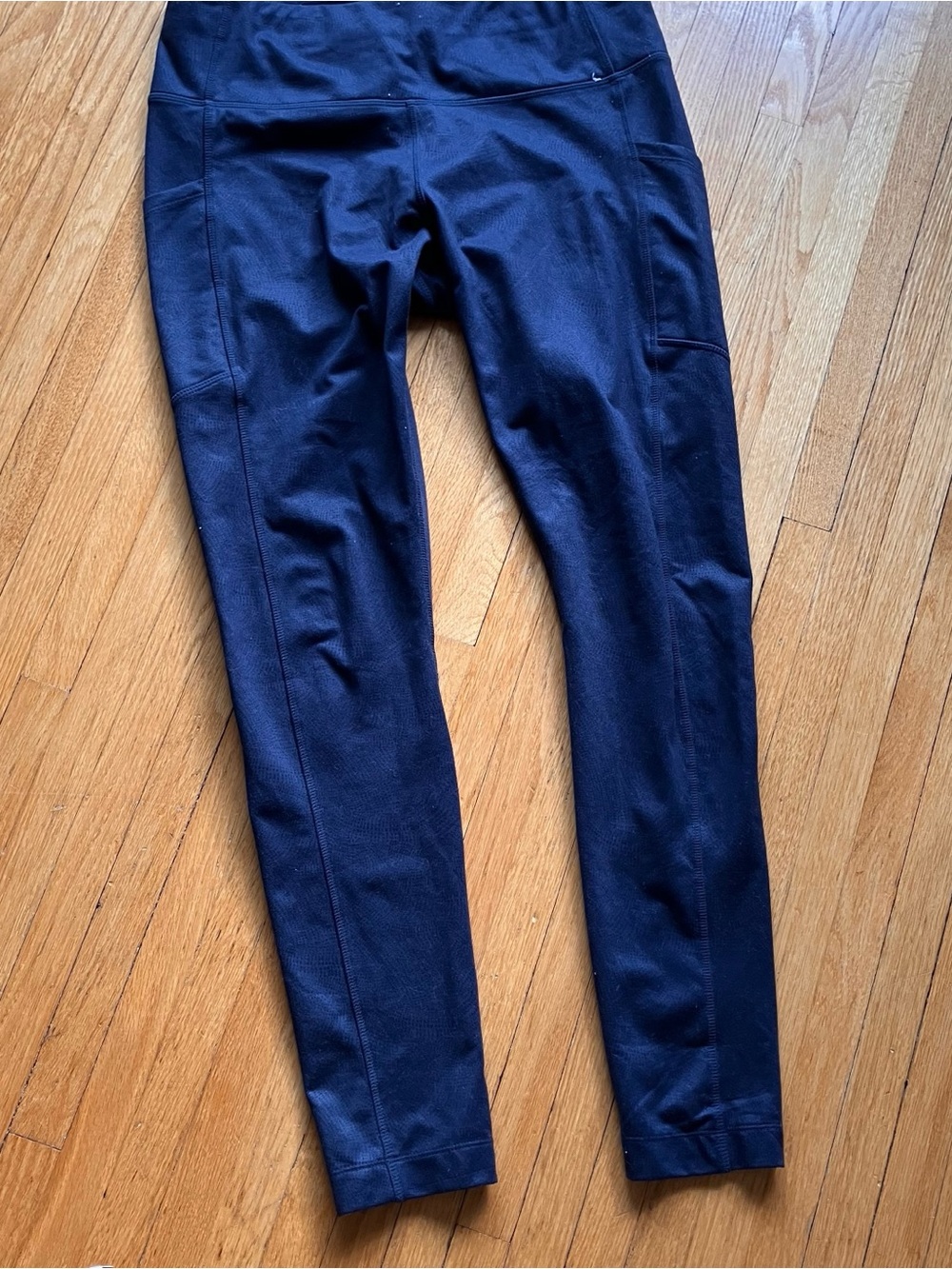 Mondetta Black Leggings with Gold Logo